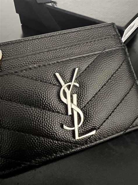 ysl wallet card case|ysl cassandre card holder.